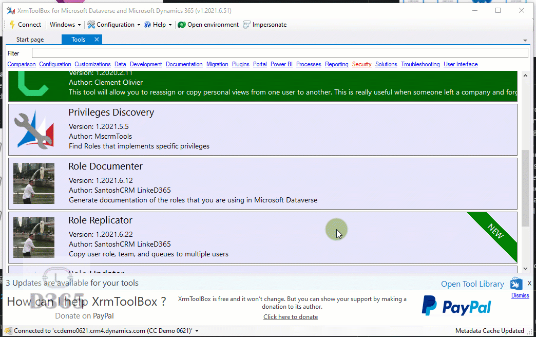 Featured image of post Role Replicator - XrmToolBox Tool