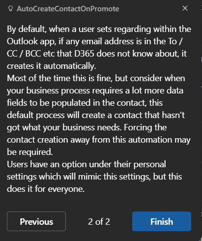 Image of the LinkeD365 Info